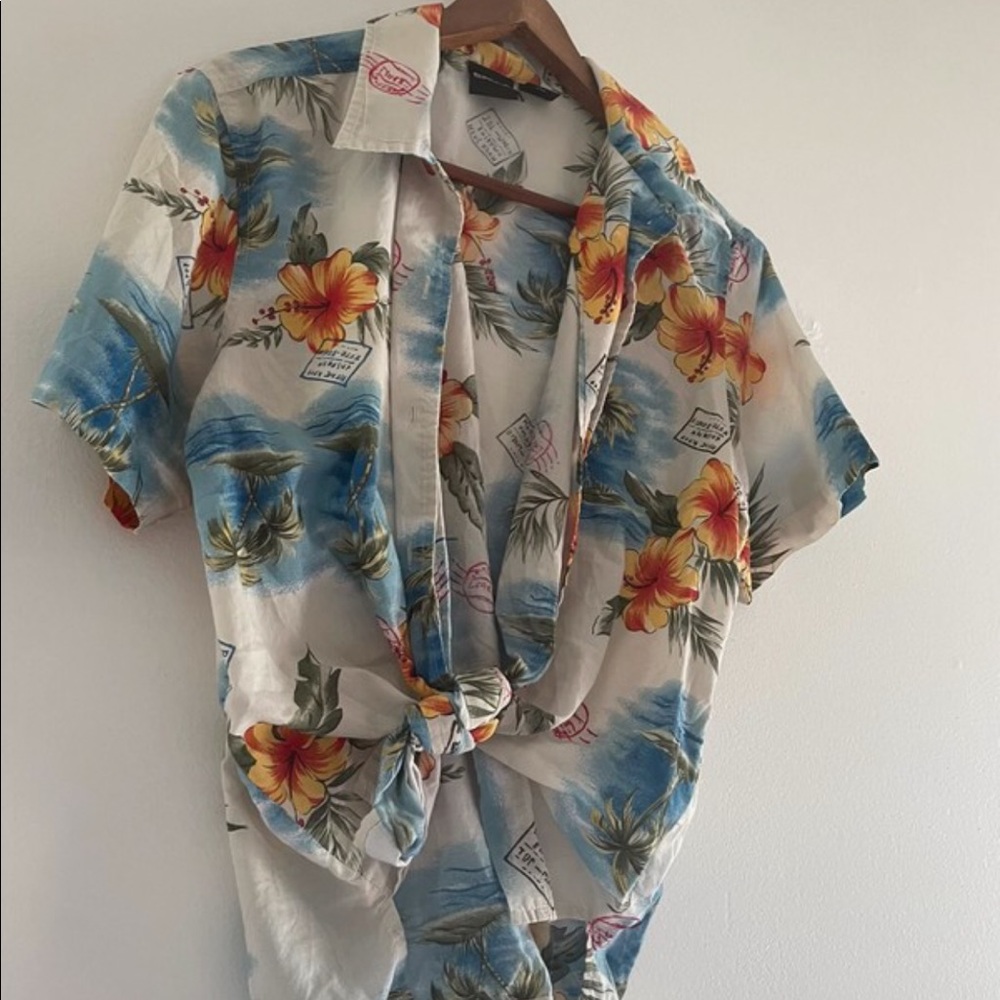 Vintage Hawaiian Aloha Shirt Sz L - Picture 4 of 5